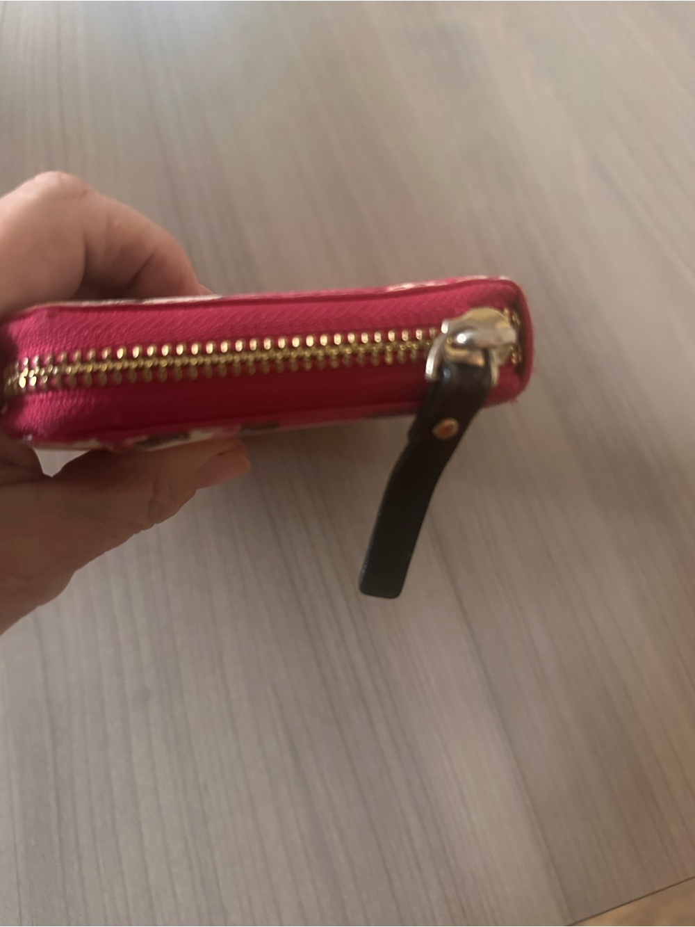 kate spade Floral Zip-Around Continental Wallet in Pink, Cream & Black - Picture 7 of 10